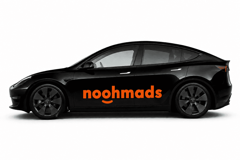 Format publicitaire noohmads Lettrage